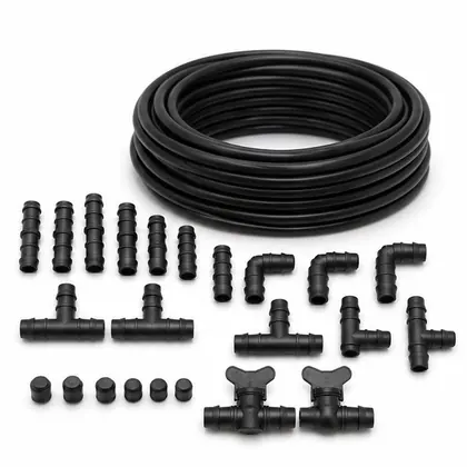 Kit de Conexões para Irrigação 16 mm visto de outro ângulo