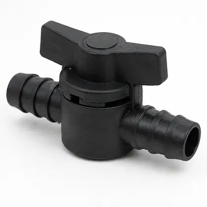 Detalhe de Kit com Registros para Irrigação 16 mm